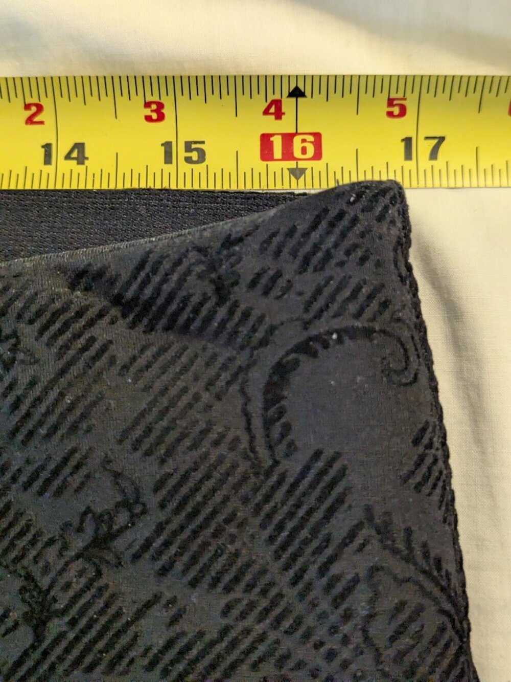 Nygard Slims Size L 14/16 Black Damask Jacquard Pull-On Leggings - Picture 9 of 11